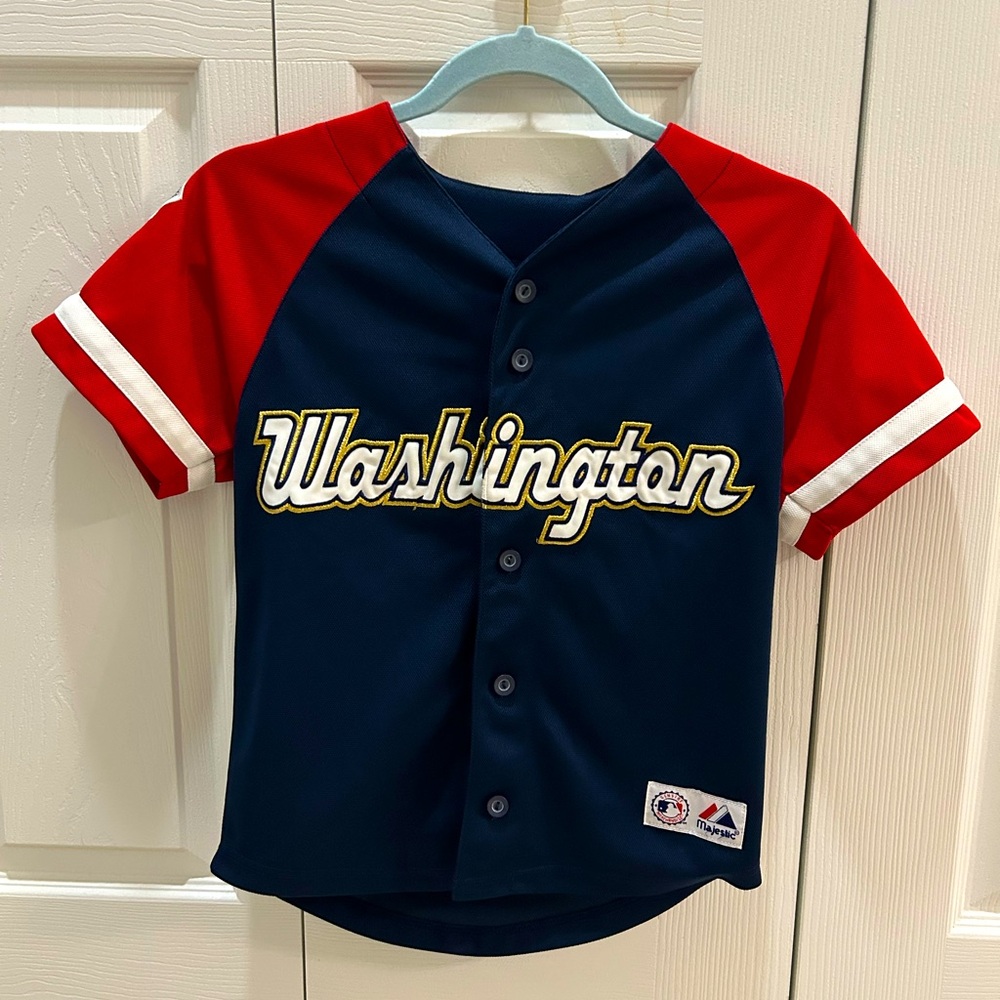 Majestic Washington Nationals kids jersey.Sz small. Embroidered.Great condition!